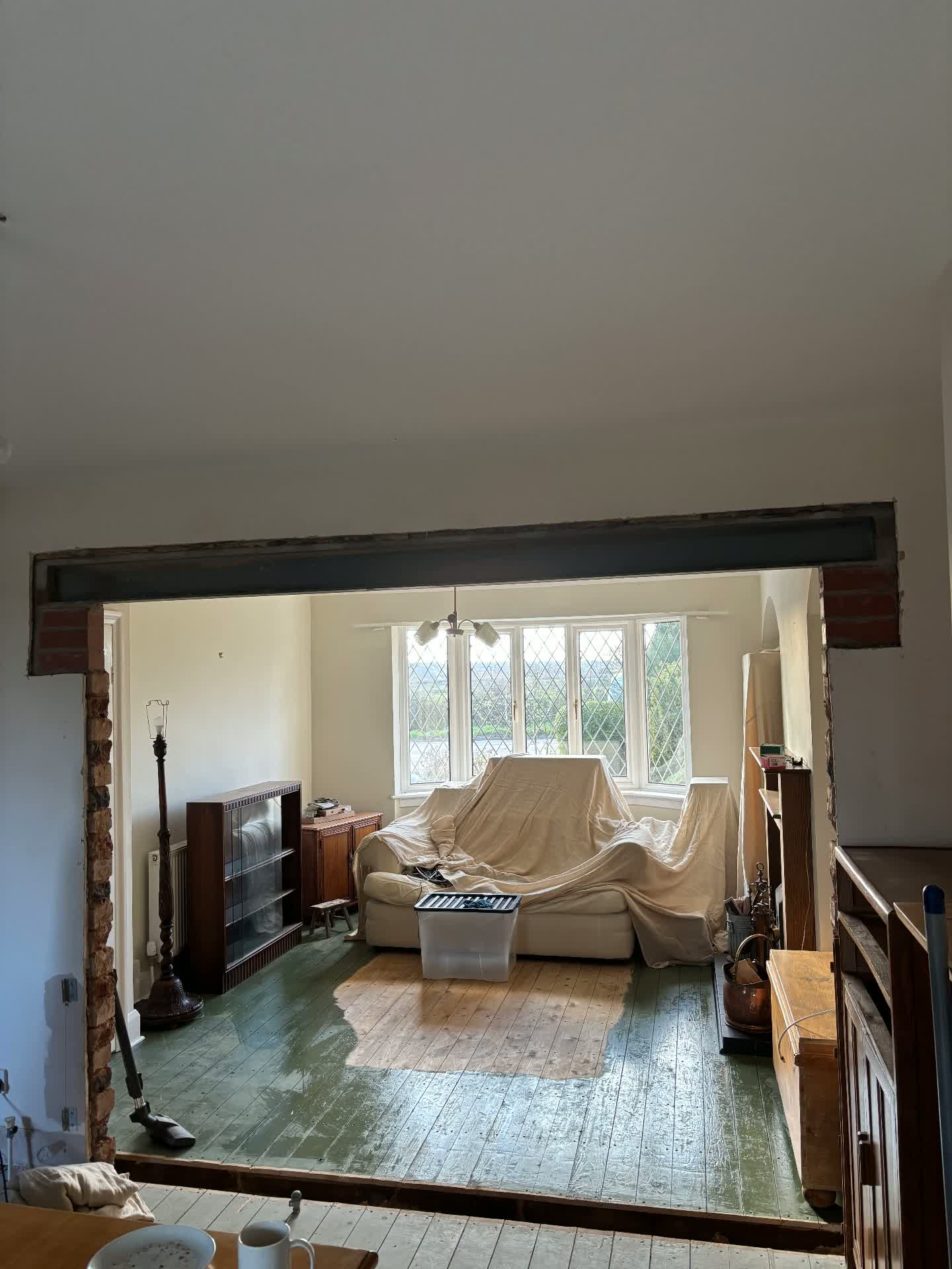 Structural Work & Alterations after brickwork completed